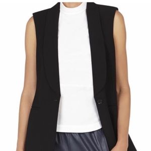BCBGMaxAzria Cole Vest, Back Zip, Size S